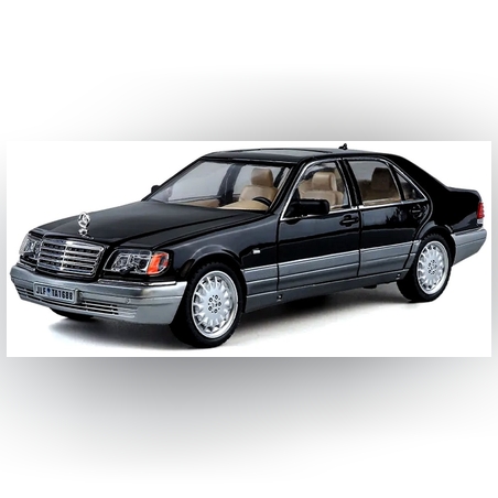 Метална кола с отварящи се врати капаци светлини и звуци Mercedes-Benz S-Class W140 1:24