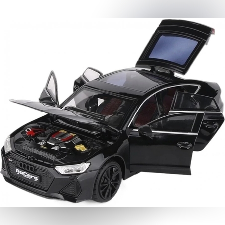 Метална кола с отварящи се врати светлини и звуци Audi RS7 1:24