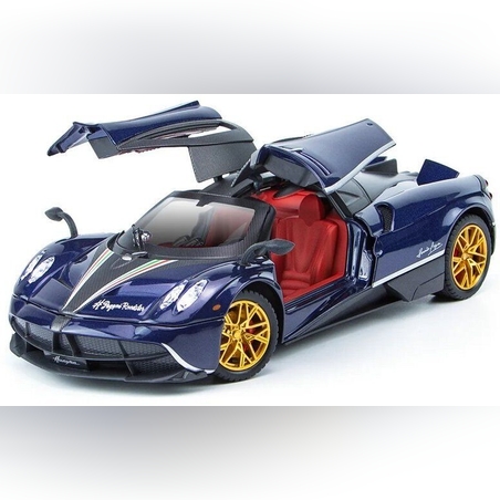 Метална кола с отварящи се врати светлини и звуци Pagani Huayra 1:24