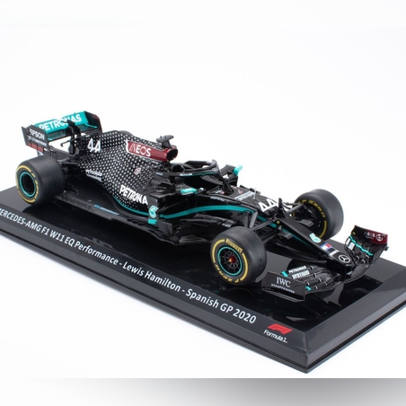 Метална кола MERCEDES-AMG F1 W11 Performance - Lewis Hamilton - Spanish GP 2020 - Edicola 1:24
