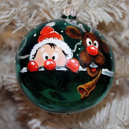 Стъклена играчка - Еленче и човече