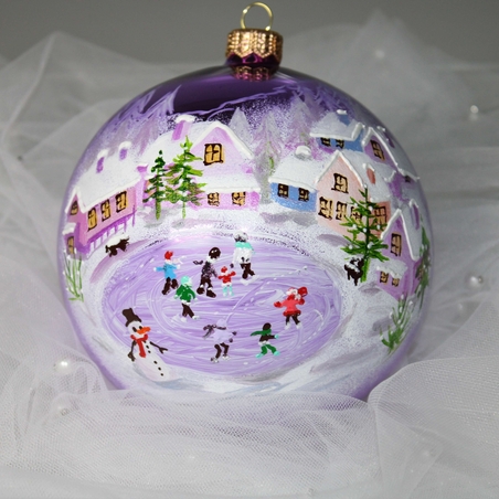 Стъклена коледна играчка - Зимен Пейзаж - Copy 10 - Copy 0 - Copy 1 - Copy 0