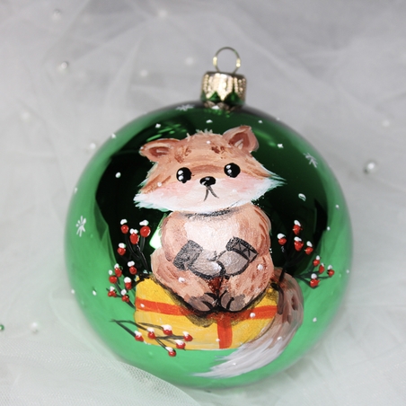 Стъклена играчка - Лисичка