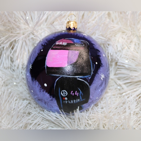 Стъклена коледна играчка Formula 1