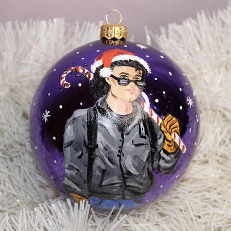 Стъклена коледна играчка STRANGER THINGS