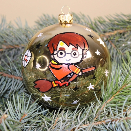 Стъклена коледна играчка - Хари Потър