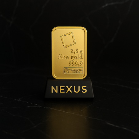 Златно кюлче 2,5 грама Valcambi Suisse – 999.9 инвестиционно злато