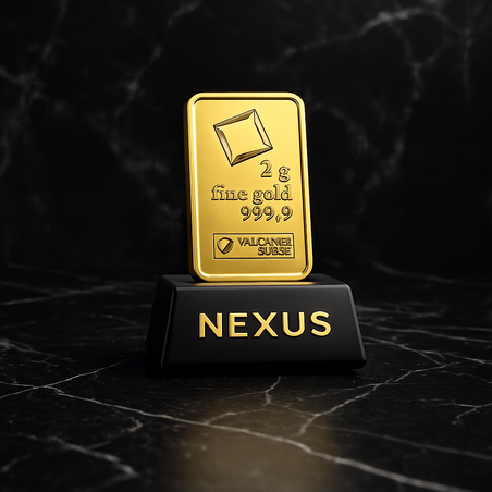 Златно кюлче от 2 грама - Valcambi Suisse инвестиционно злато 999.9