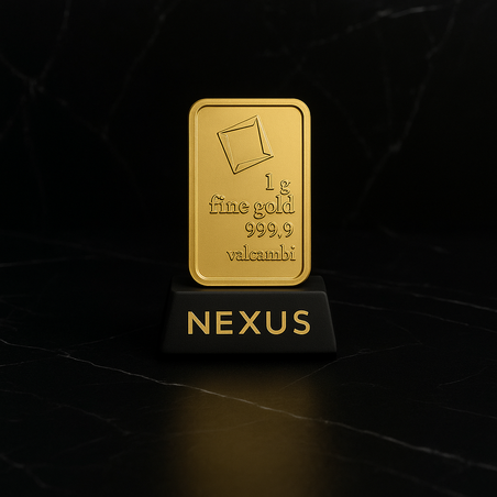 Златно кюлче 1 грам – Valcambi Suisse (999.9)