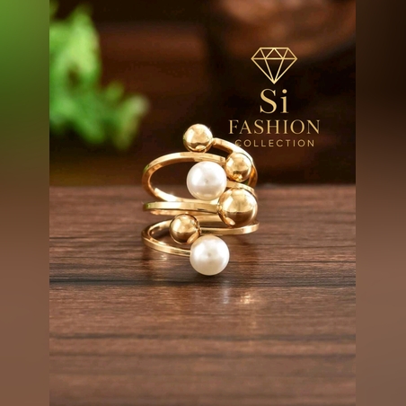 Пръстен„Golden Pearl Symphony Ring“