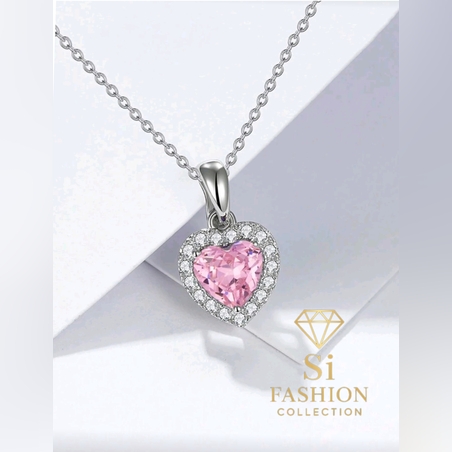 Колие“Pink Heart Royale”