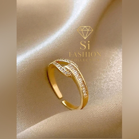 Пръстен„Golden Wave Elegance Ring“