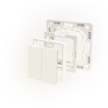 Shelly BLU Wall Switch 4 + Legrand/Shelly Adapter