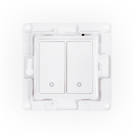 Shelly Wall Switch with 2 Buttons White