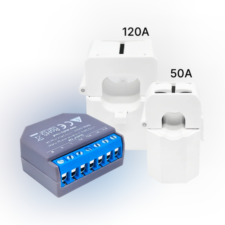 Shelly EM + 120A + 50A Clamps