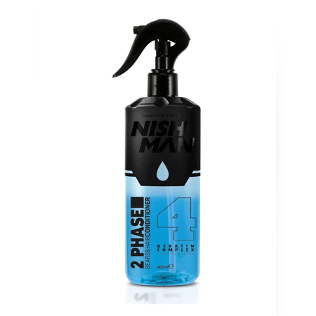 NISHMAN Двуфазен спрей 04 Keratin Complex 400 ml