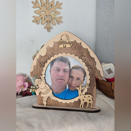 Коледна рамка за снимка