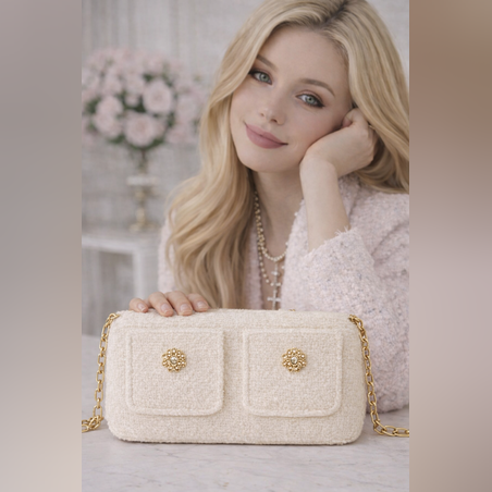 НЕСЕСЕР  Lady Bouclé BLACK & BLANC