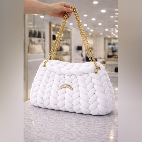 РЪЧНО ПЛЕТЕНА ЧАНТА -  AURA