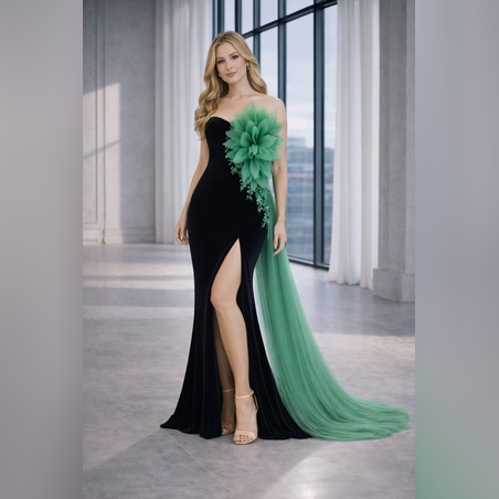 Рокля Aqua Bloom Luxe