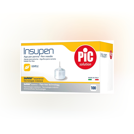 Игли за писалка (Insupen - PIC Solution Italy) - 100 бр. (1 кутия)