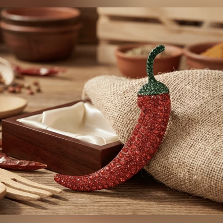 Fashionable Chilli Brooche