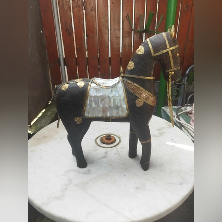 Căluț din lemn tare abanos