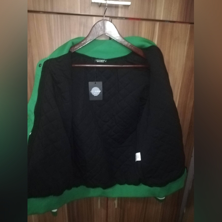 Geaca mataslata verde