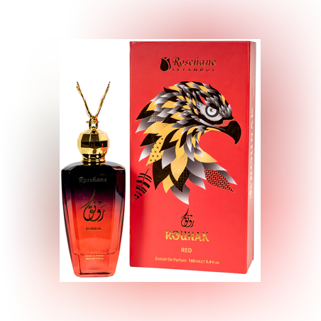 Extract de Parfum Rounak Red, Rosehane, Femei, 160 ml, Floral-Fructat