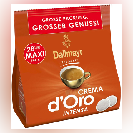 Paduri cafea Dallmayr Crema D'Oro Intensa 28 buc