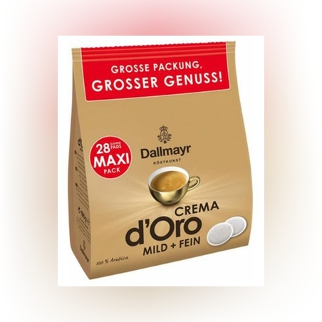Paduri cafea Dallmayr Crema D'Oro Mild&Fein 28 buc