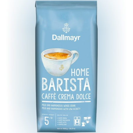 1. Cafea boabe Dallmayr Home Barista Dolce 1 kg