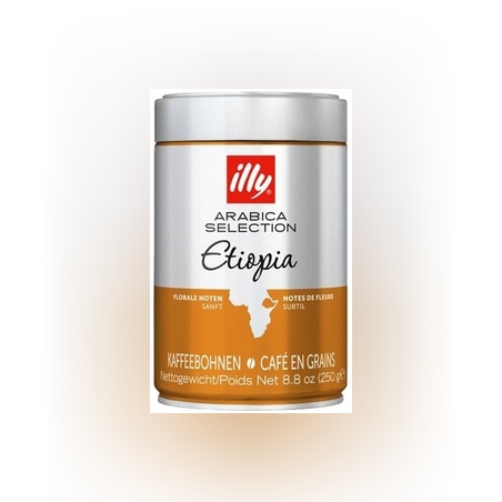 9. Cafea boabe Illy Arabica Selection Etiopia 250 gr