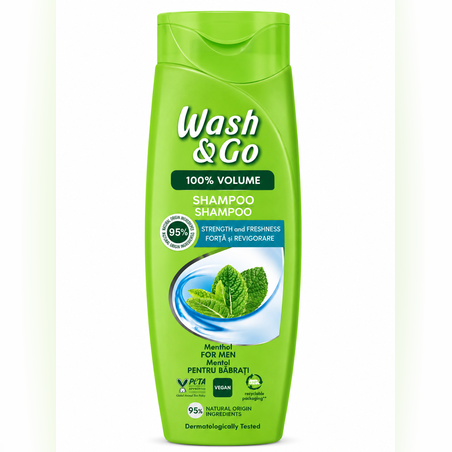 Wash&Go 360 ml Forta si Revigorare