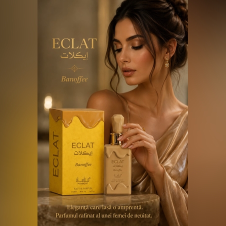 ECLAT Banoffee – Apă de Parfum 100 ml | Dulce, sofisticat și memorabil