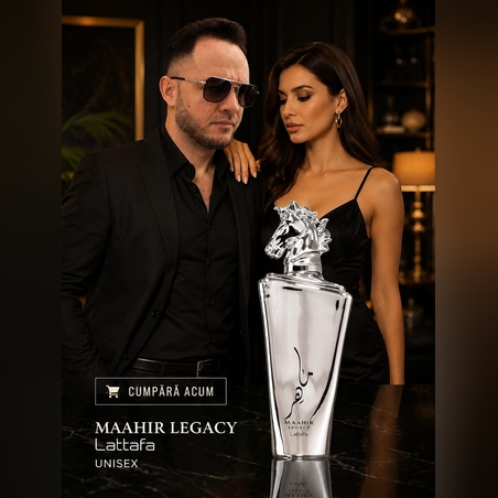 Maahir Legacy Lattafa Eau de Parfum Unisex – Eleganță și Rafinament în Fiecare Pulverizare