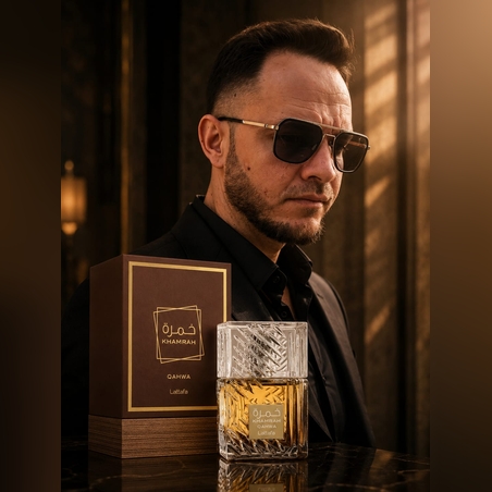 Khamrah Qahwa by Lattafa – Apă de Parfum Unisex | Aromă Orientală cu Note de Cafea și Condimente