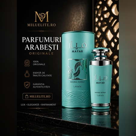 Lattafa Mayar Natural Intense Eau de Parfum – Parfum Arabesc Original pentru Femei | 100 ml