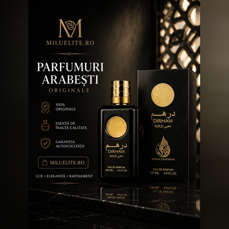 Ard Al Zaafaran Dirham Gold – Eau de Parfum 100 ml | Parfum Arabesc Original Unisex
