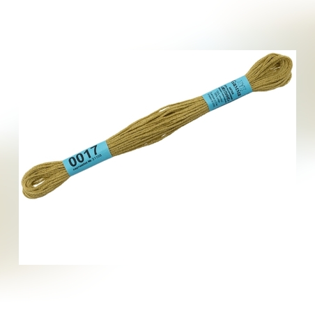 Мулине Фирма Гамма 8 метр 100% хлопок цв. 0017 светло оливковый DMC 734