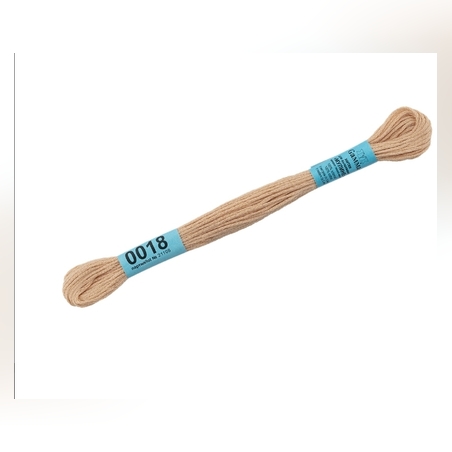 Мулине Фирма Гамма 8 метр 100% хлопок цв. 0018  бежевый DMC 739