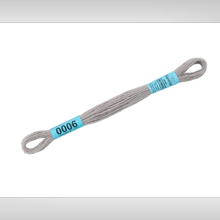 Мулине Фирма Гамма 8 метр 100% хлопок цв. 0006 св. серый DMC 415