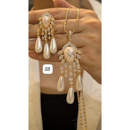 pearl pendant set