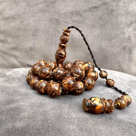 Sandalwood & Musk Tasbih - 33 Beads, 12mm