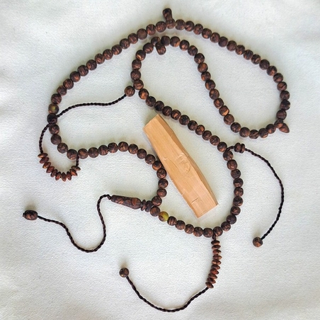 Sandalwood & Musk Tasbih - 100 Beads, 8mm