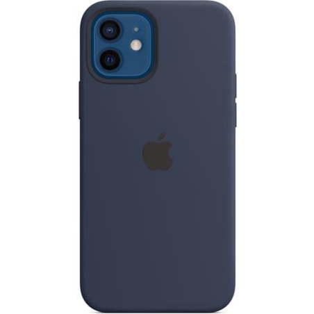 Клип-кейс Apple Silicone Case with MagSafe для iPhone 12/12 Pro «Тёмный ультрамарин»