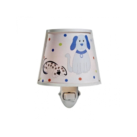Нощна лампа за контакт Dog - E14, 10 x 12.5 x 16 cm -  160RL0010003