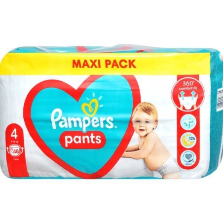 Пелени гащи Pampers Active Baby Pants4, 48бр.