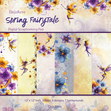 Spring FairyTale - Digital Paper