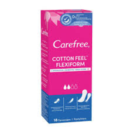 Carefree Cotton Feel Flexiform Fresh Ежедневни дамски превръзки